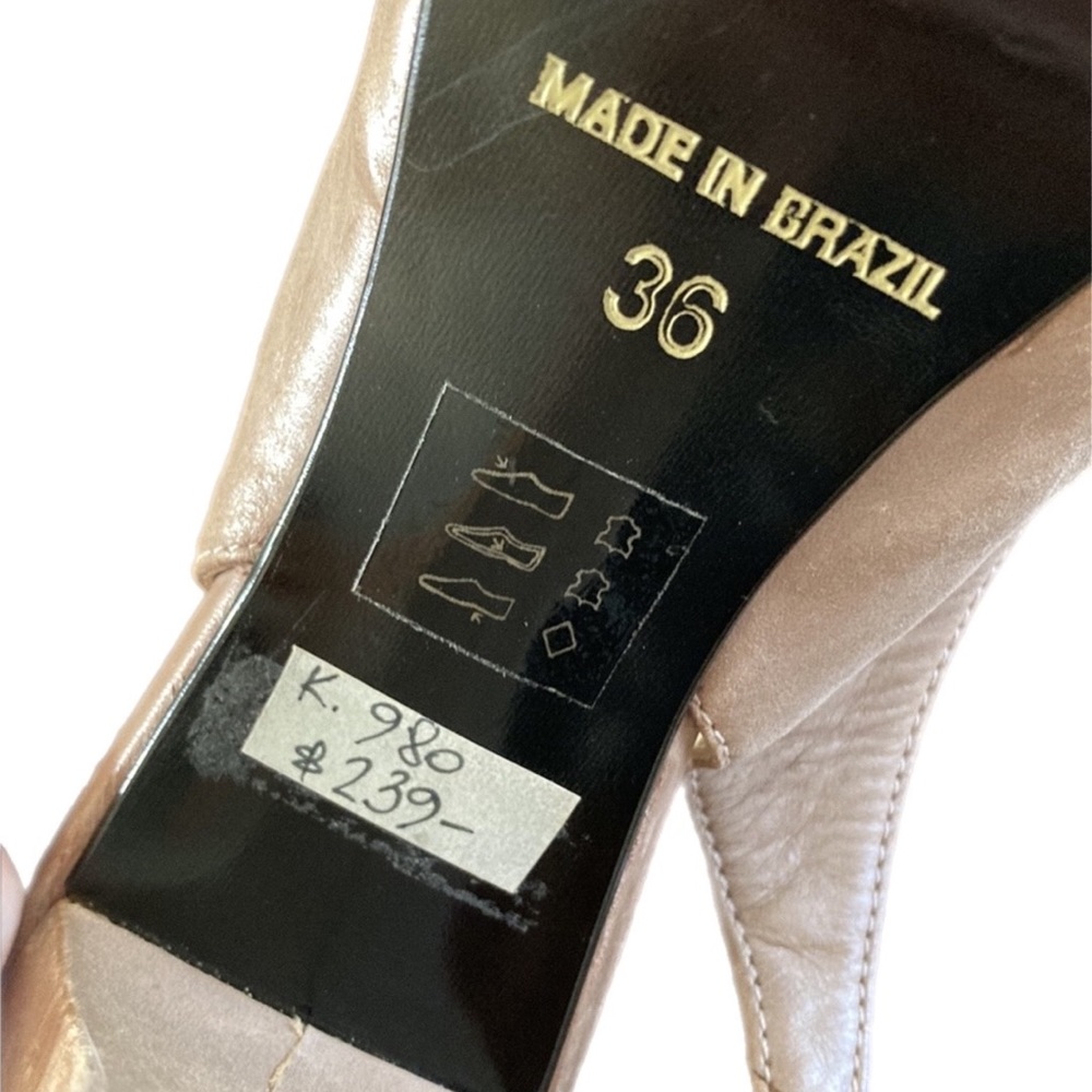 BRAZILIO platform heeled slingback Sandals - Picture 9 of 11